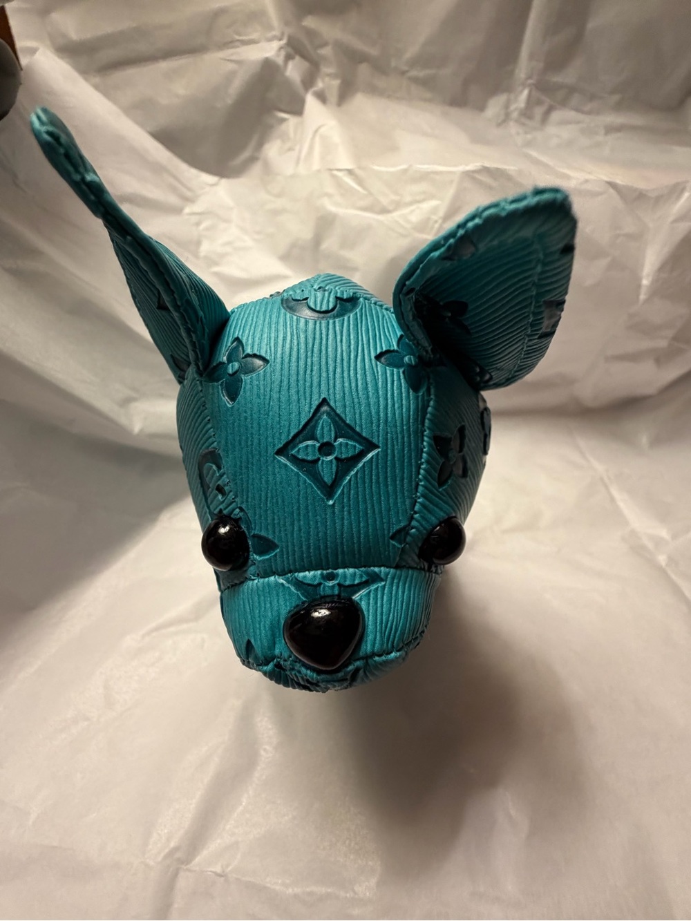 French Bulldog bag charm/keychain designer inspired - Gem